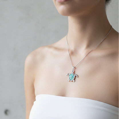 The Voyager Turtle Necklace